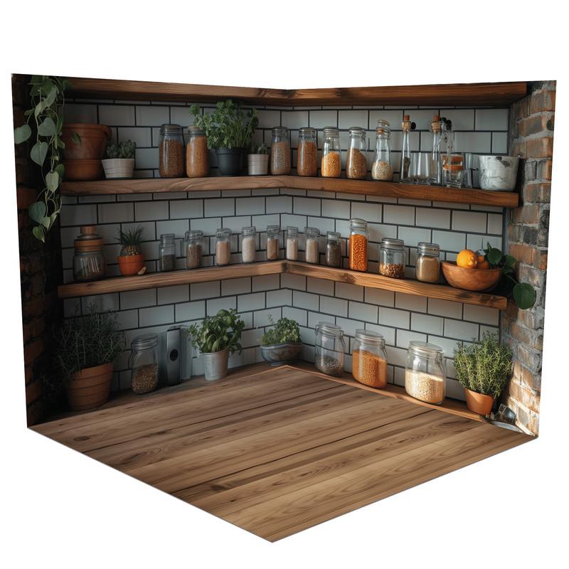 Фотофон виниловый угловой Frontlit 160х160 см 450 г/м2 №58326