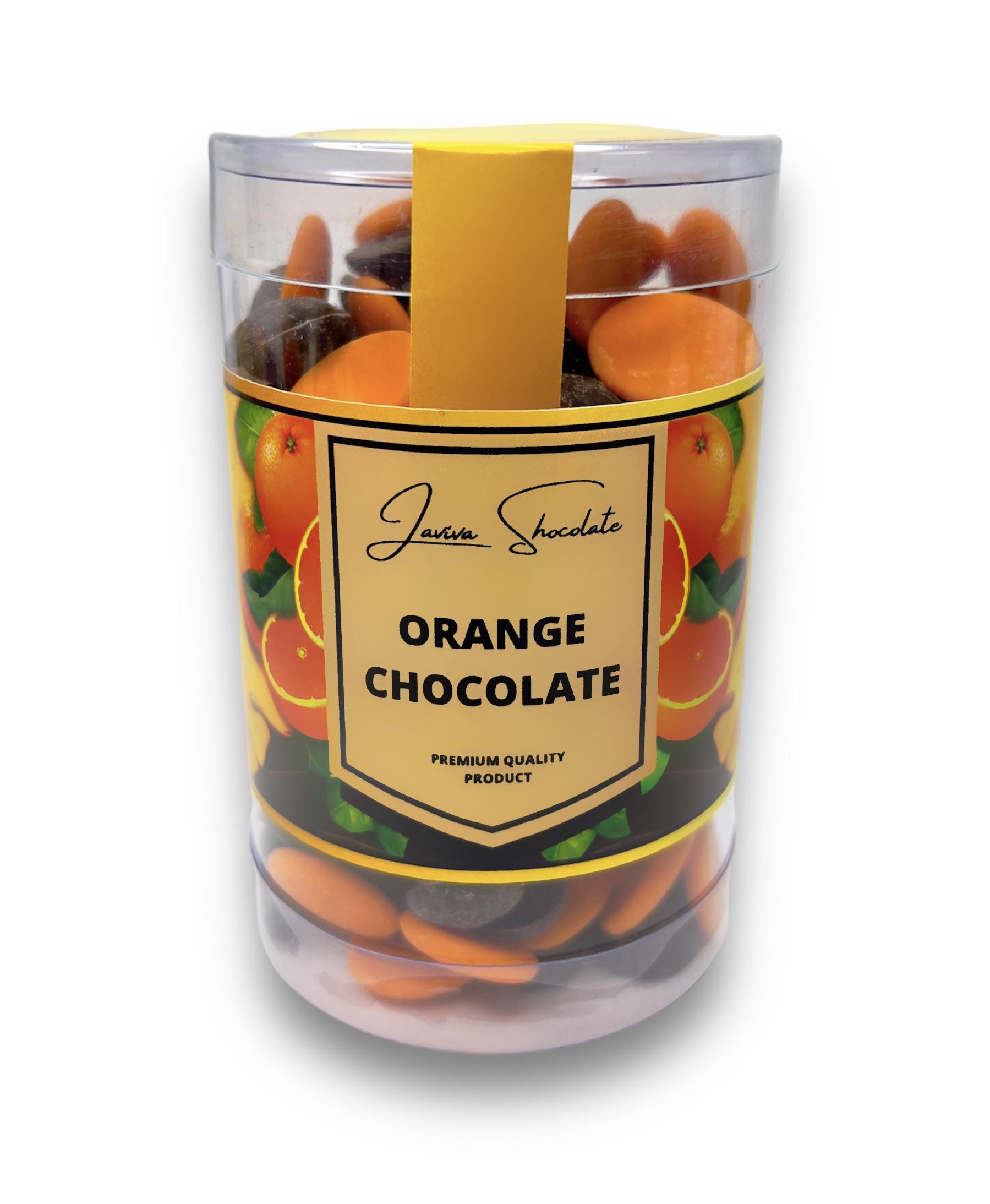 Шоколадные дропсы LAVIVA CHOCOLATES Фруктовый Orange 160 г (0118)