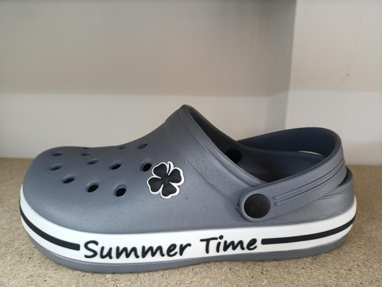 Сабо женские р. 38 Серый (2786474775)