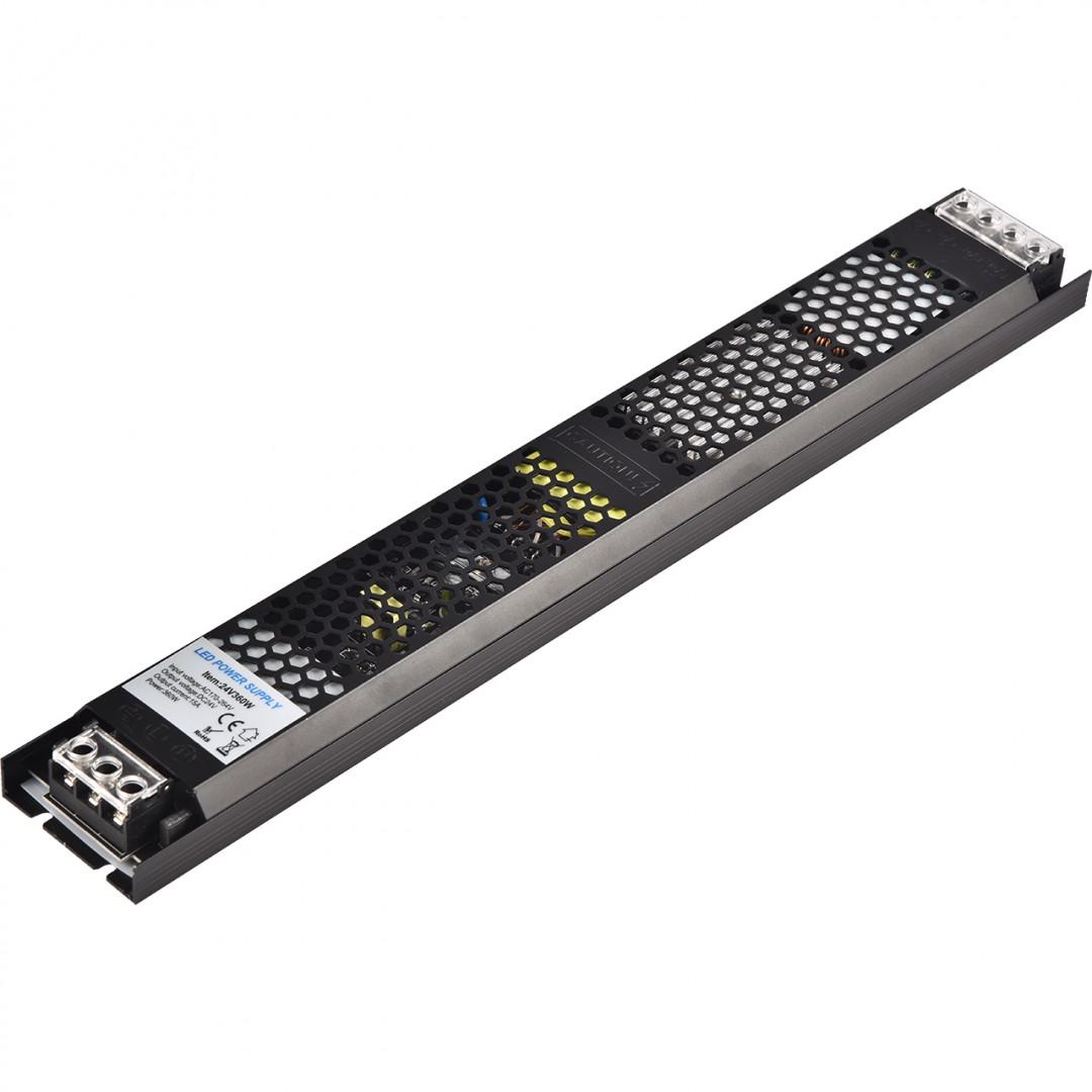 Преобразователь напряжения HTB-24V 360W DC 24V BK Черный (V9496788011160)