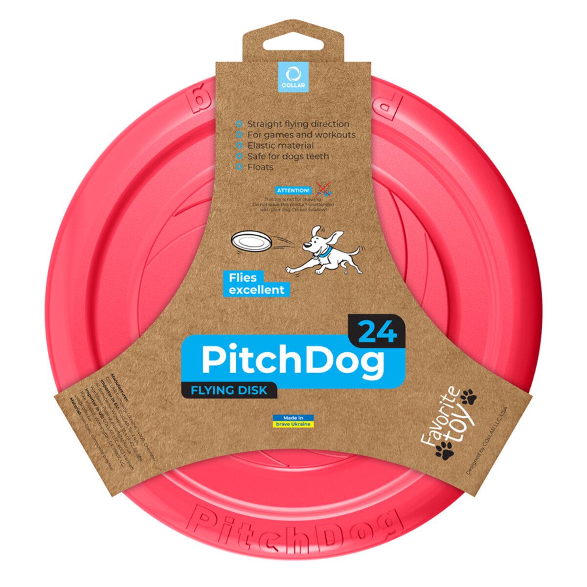 Тарілка ігрова для апортировки PitchDog D 24 см Рожевий (25881169) Тарілка ігрова для апортировки PitchDog D 24 см Рожевий (25881169)