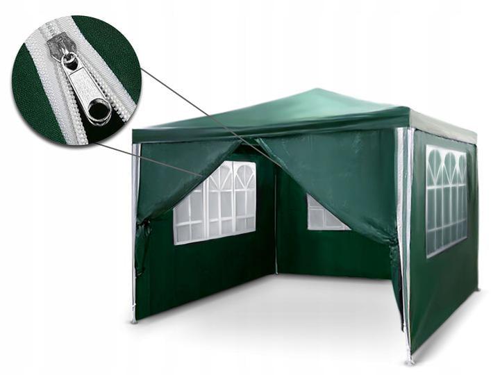 Павильон садовый Plonos 300x300x245 см Зеленый (4935) - фото 3 Павильон садовый Plonos 300x300x245 см Зеленый (4935) - фото 3