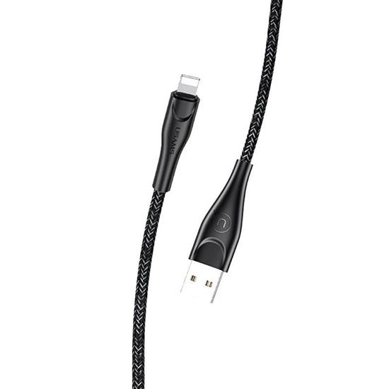 Кабель Usams US-SJ394 U41 USB to Lightning 2 м Black (SJ394USB01)