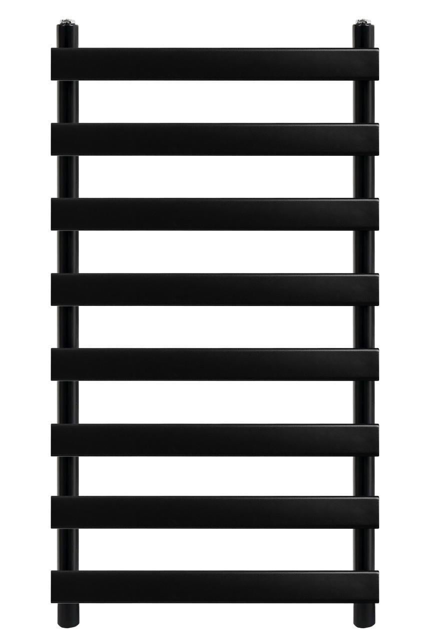 Полотенцесушитель дизайнерский ARTTIDESIGN Contes 8 секций 992 мм Черный матовый (24846637)