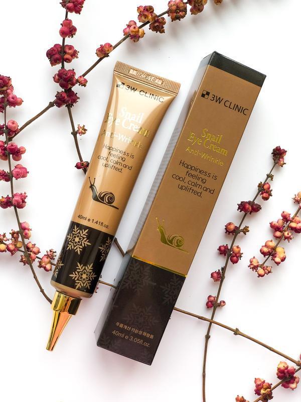 Крем для кожи вокруг глаз антивозрастная улитковая 3W Clinic Snail Eye Cream Anti Wrinkle 40 мл (1504277937)