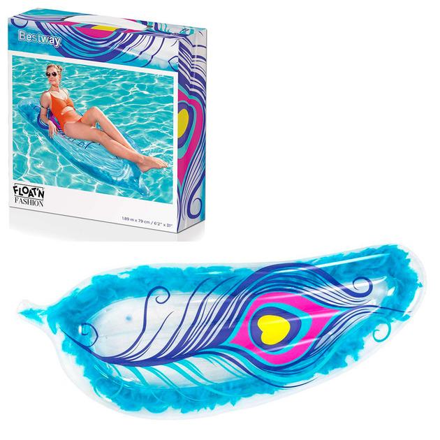 Плотик Bestway перья 189х79 см (43241) - фото 2 Плотик Bestway перья 189х79 см (43241) - фото 2