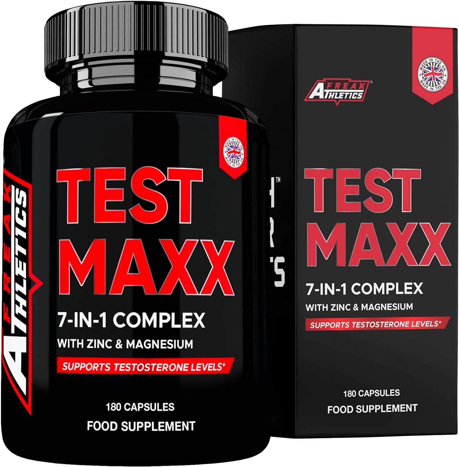 Бустери тестостерону Freak Athletics Test Maxx 180 капсул (50093 TestM180k)