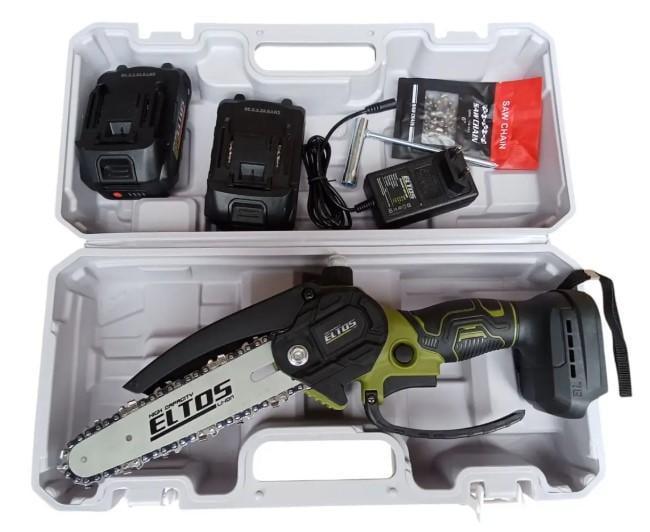 Пила аккумуляторная цепная Eltos АПЦ-20/6-BL с удлинителем VS'2500 1,6-2,5 м бесщеточный мотор/телескопическая штанга (24681638) - фото 4 Пила аккумуляторная цепная Eltos АПЦ-20/6-BL с удлинителем VS'2500 1,6-2,5 м бесщеточный мотор/телескопическая штанга (24681638) - фото 4
