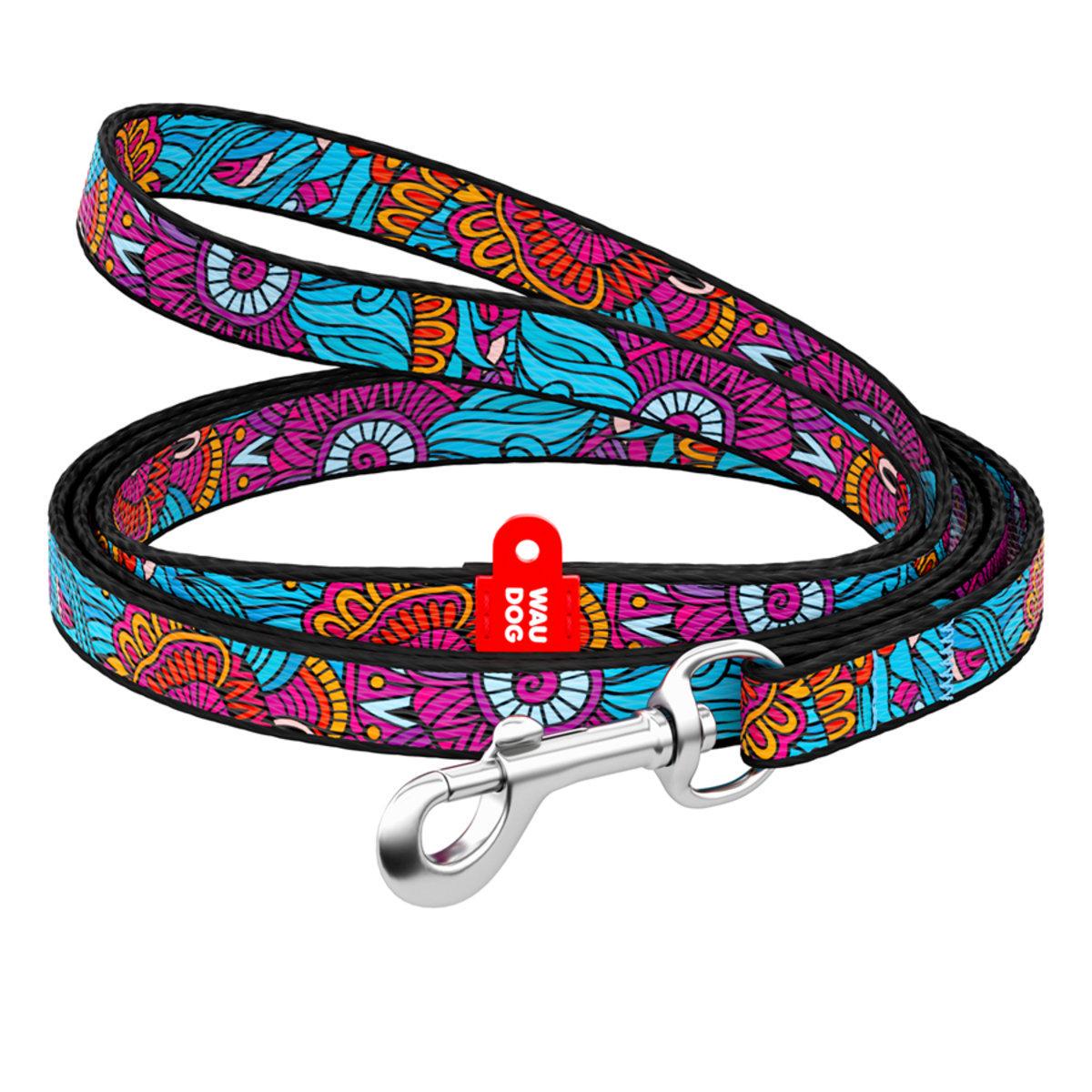 Повідець для собак Waudog Nylon Літо 10 мм х 122 см (5237 Col) Повідець для собак Waudog Nylon Літо 10 мм х 122 см (5237 Col)