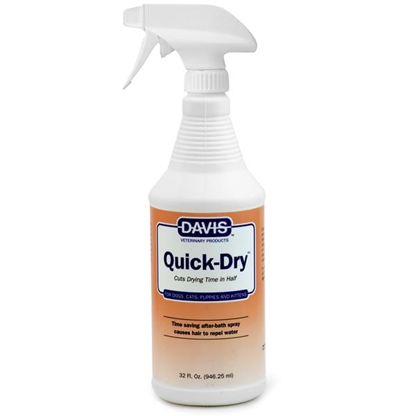 Спрей для собак и котов Davis Quick-Dry Spray быстрая сушка (QD32)