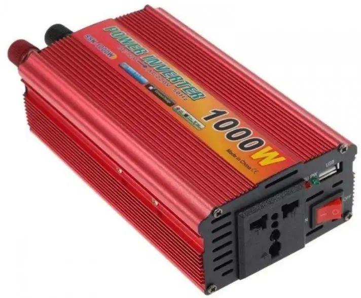 Інвертор автомобільний активне охолодженняUSB 1000 W 12/220 В (1000-40)