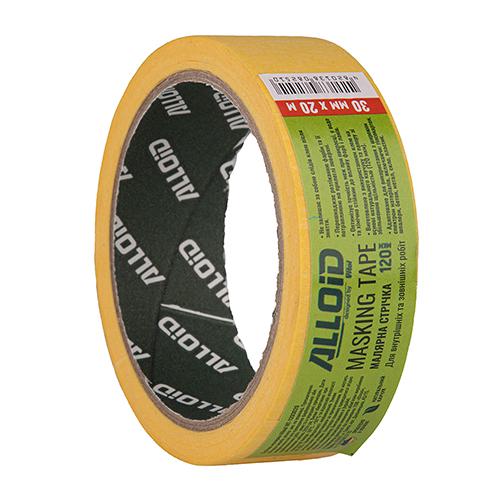 Лента малярная Alloid 30 мм х 20 м/120 мкм (MT-1203020)