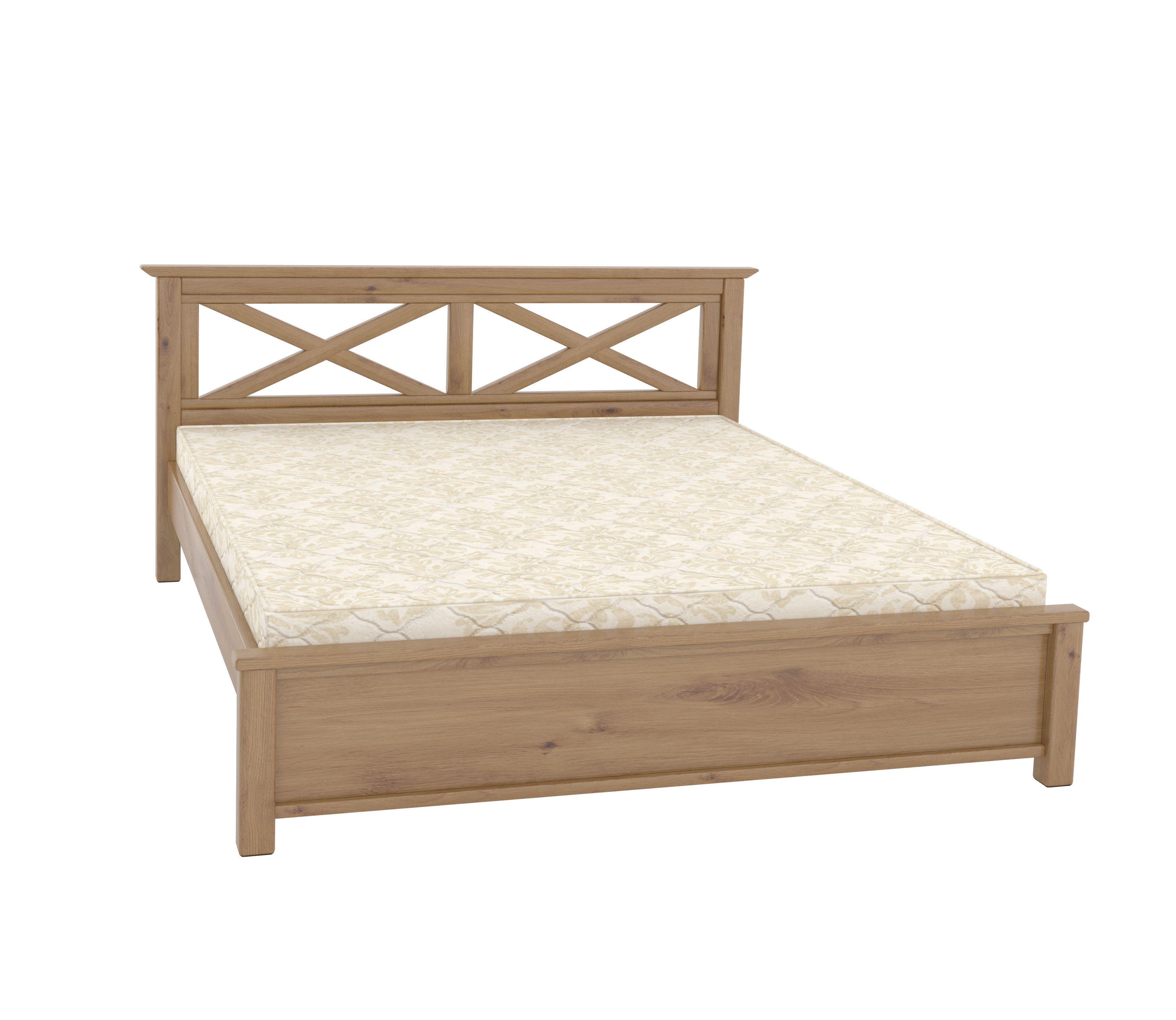 Ліжко двоспальне дерев'яне Mebigrand Прованс Н 160х190 см Горіх світлий (MBG-1592) Ліжко двоспальне дерев'яне Mebigrand Прованс Н 160х190 см Горіх світлий (MBG-1592)