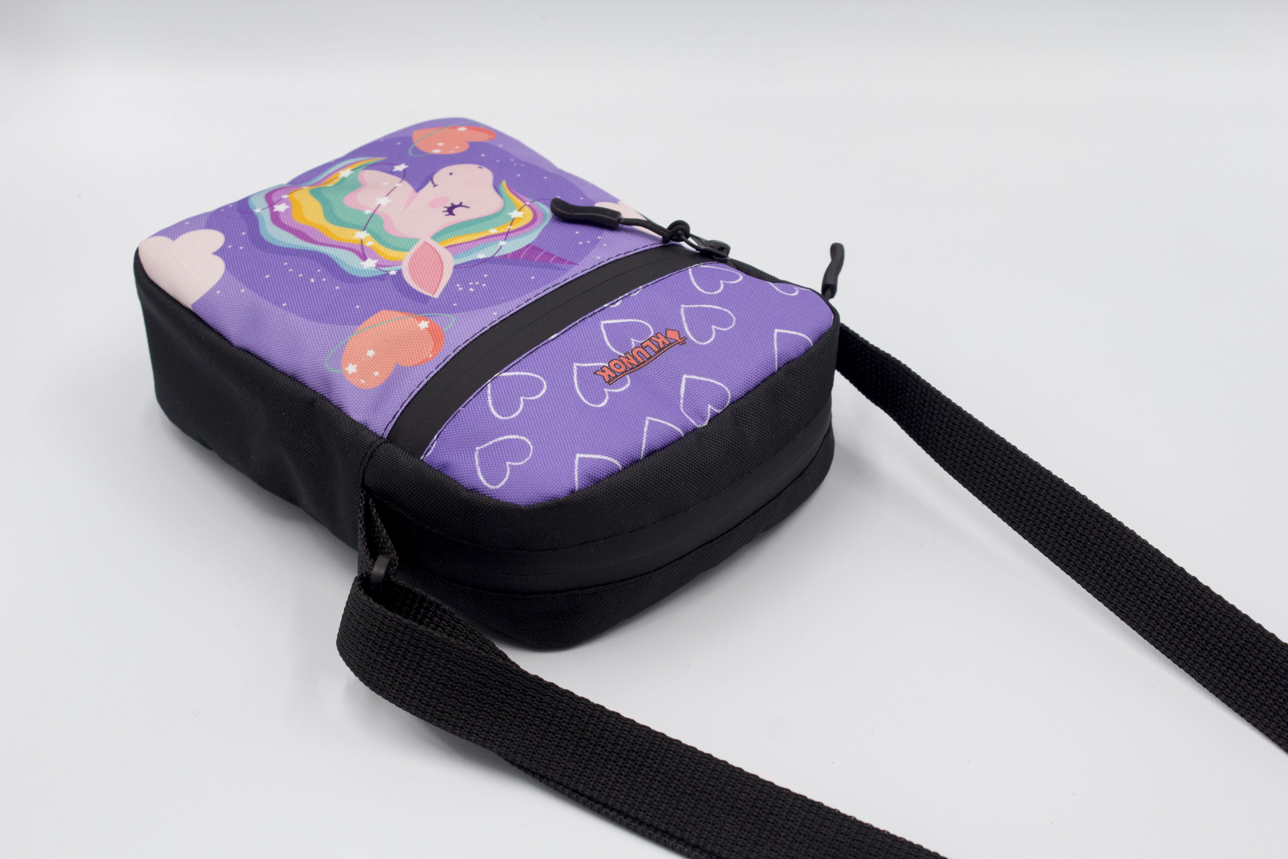 Сумка через плече для дівчинки Єдиноріг Фіолетовий (К-13) - фото 5 Сумка через плече для дівчинки Єдиноріг Фіолетовий (К-13) - фото 5