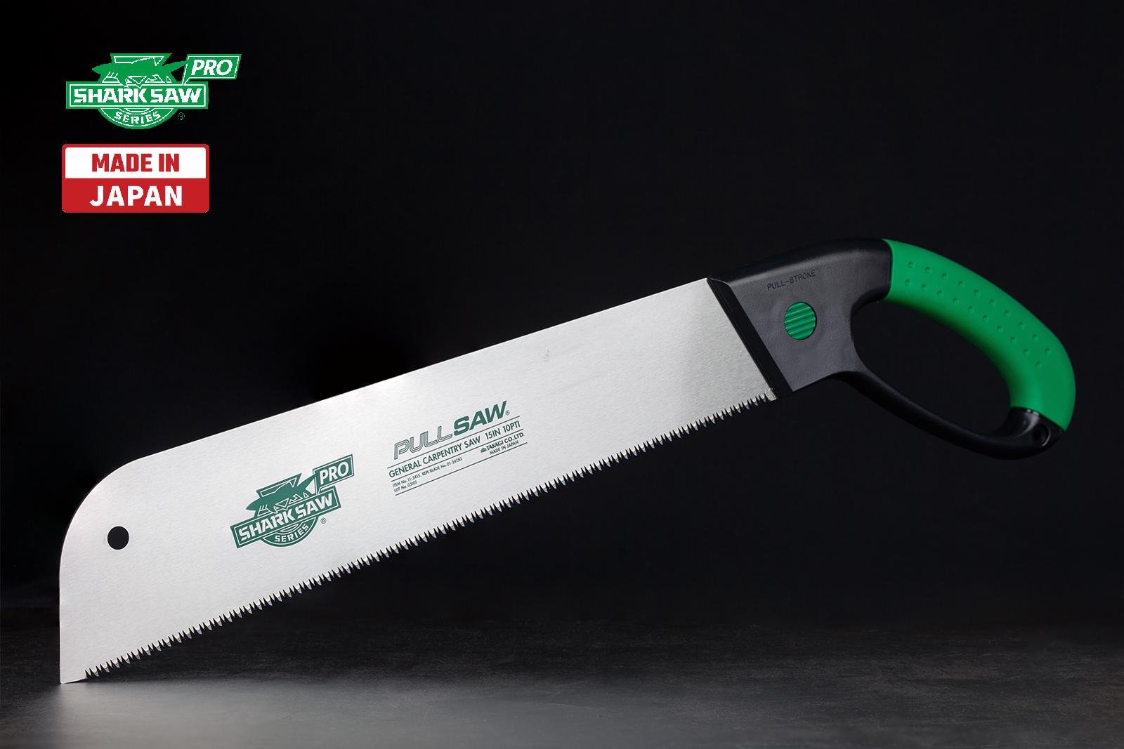 Пила по дереву Takagi Shark Saw Pro ручная 10 TPI 380 мм (102147) - фото 10