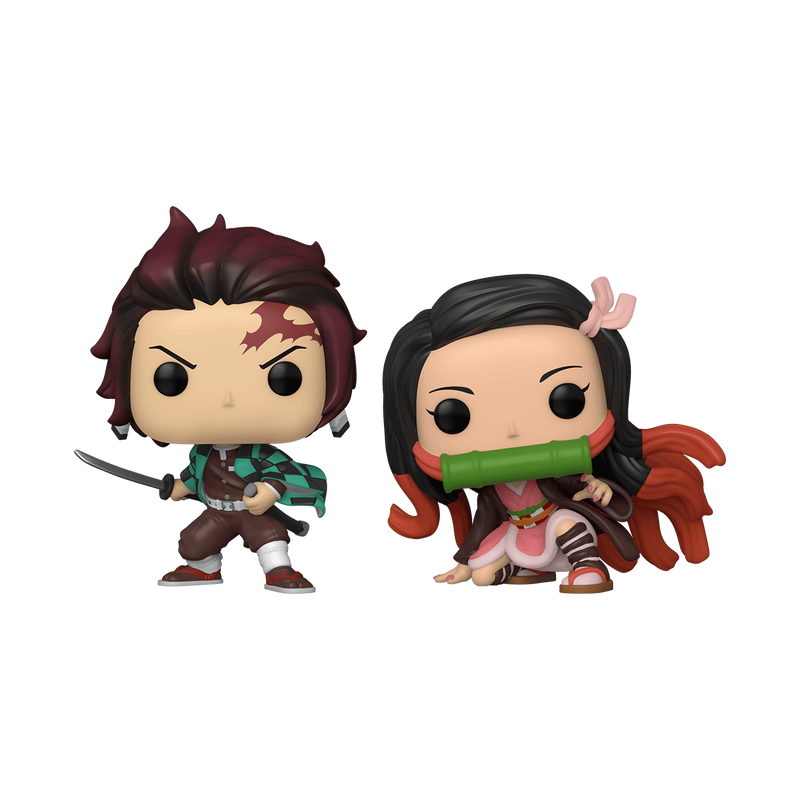 Детская игровая фигурка Funko Pop Exclusive Demon Slayer 2 Pack 10 см (DS TN E 2P)