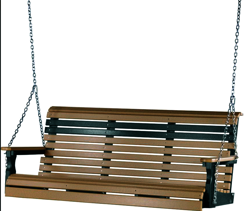 Диван-качеля садовая из дерева Эльджем Мускат/Венге (СКЛ-00120712) - фото 1 Диван-качеля садовая из дерева Эльджем Мускат/Венге (СКЛ-00120712) - фото 1