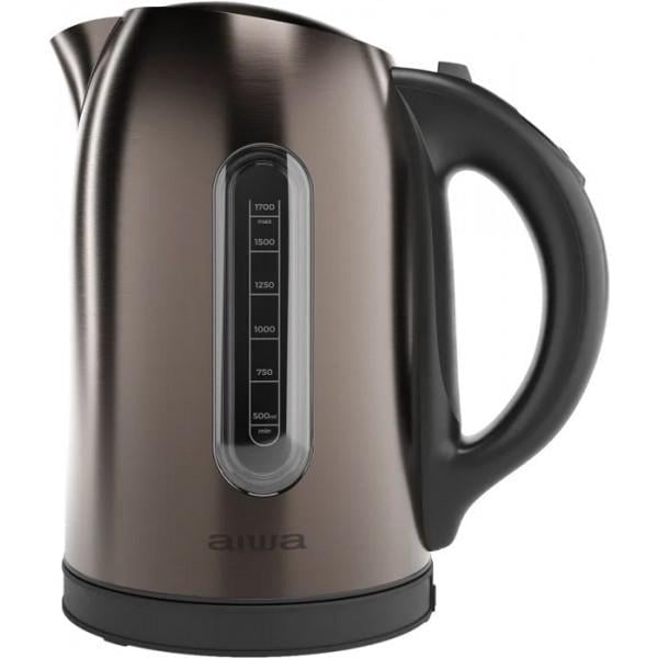 Електрочайник AIWA Kawako AKT-3000D Strix встановлення температури нагріву 2200 Вт 1,7 л Коричневий (AKT3000D)