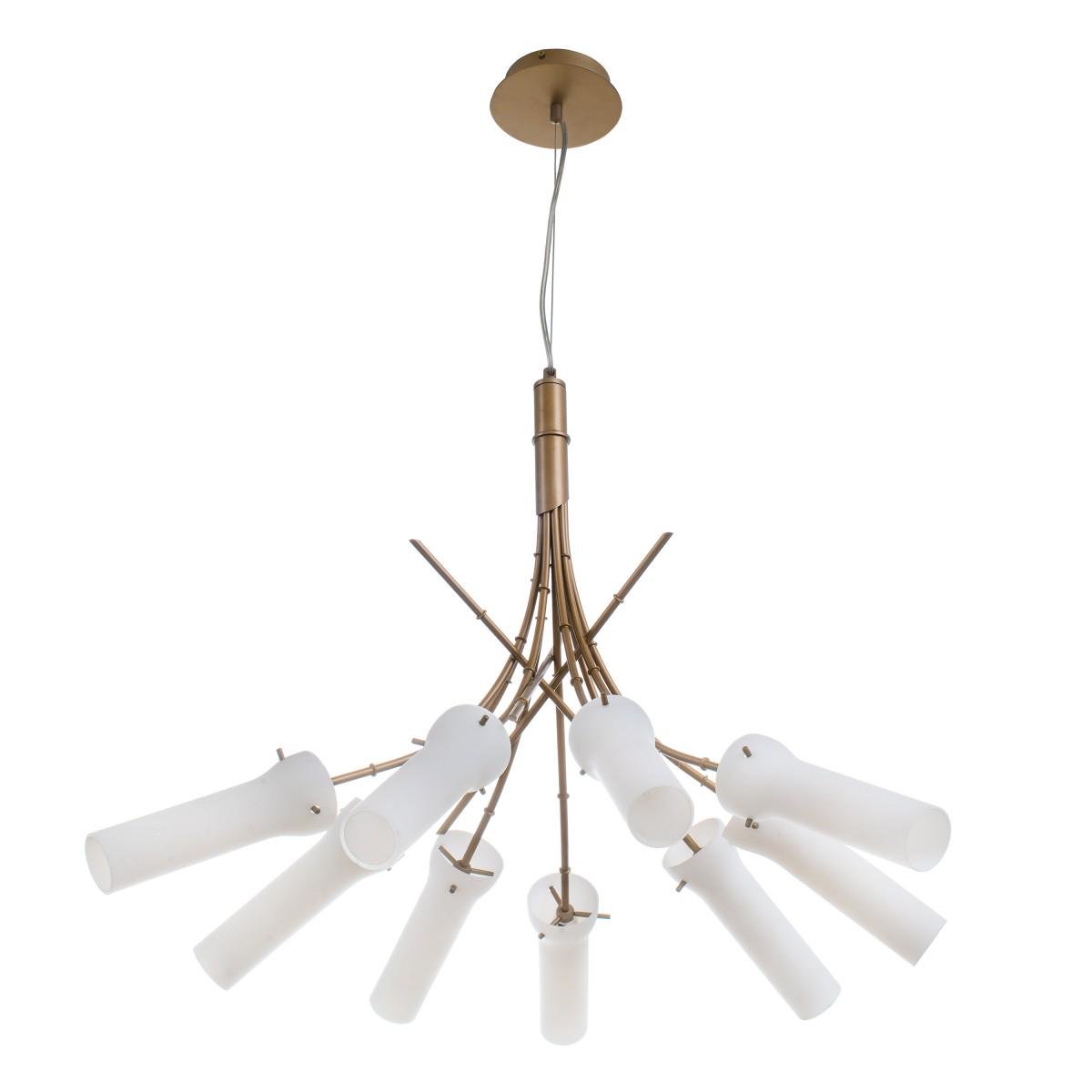 Люстра потолочная лофт подвесная на 9 плафонов Brille BR-176S/9/1012020509