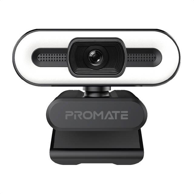 Веб-камера Promate ProCam-3 FullHD с LED подсветкой USB Black - фото 1