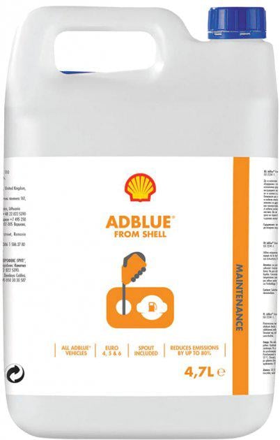 Присадка Shell Ad Blue дизельных двигателей евро 4/5/6 4,7 л (4894280)