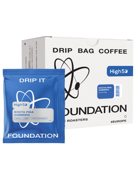 Дріп-кава Foundation Coffee Roasters Коста-Ріка Chirripo 7 шт./уп.