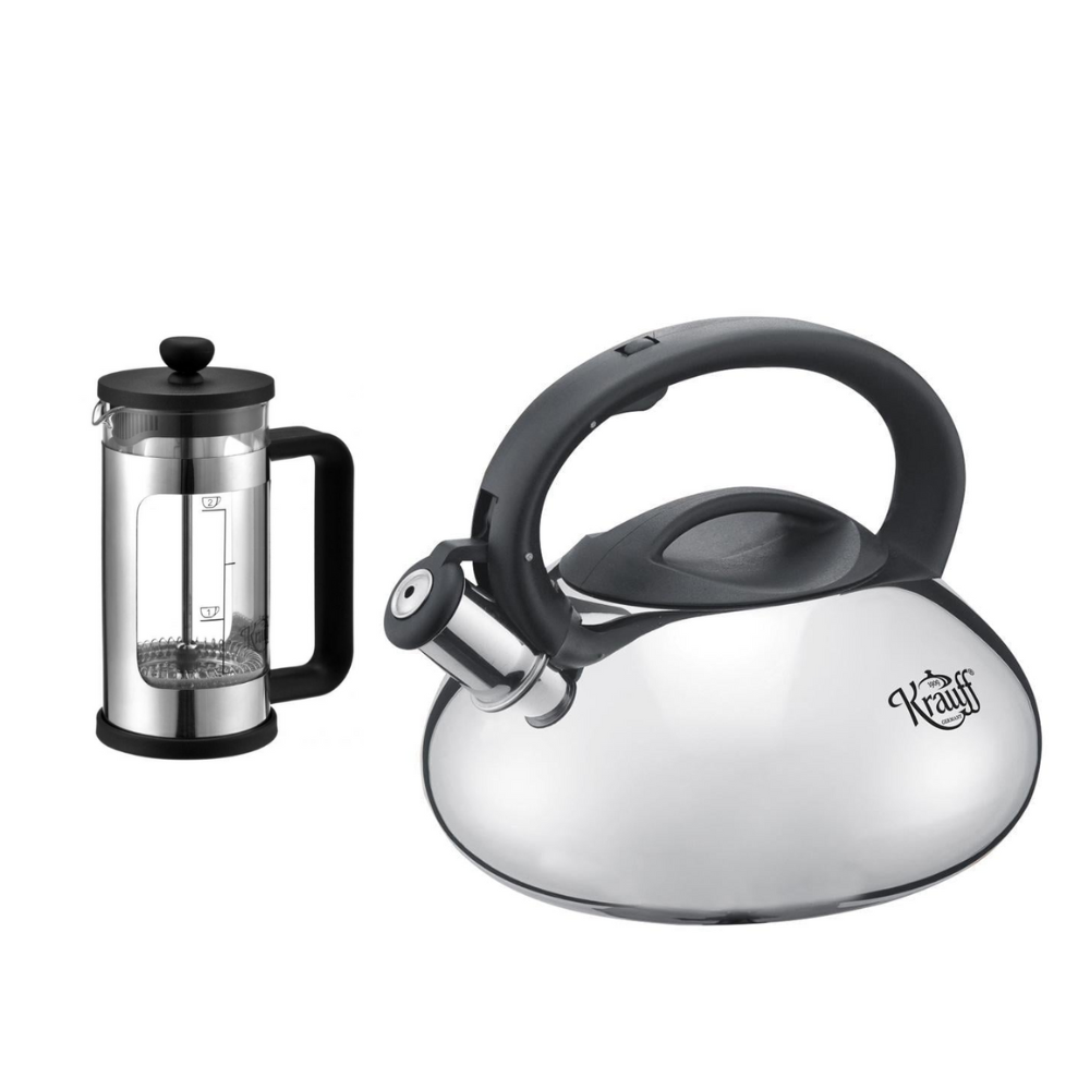 Чайник Krauff Capella 3 л с френч-прессом 1000 мл (27818)