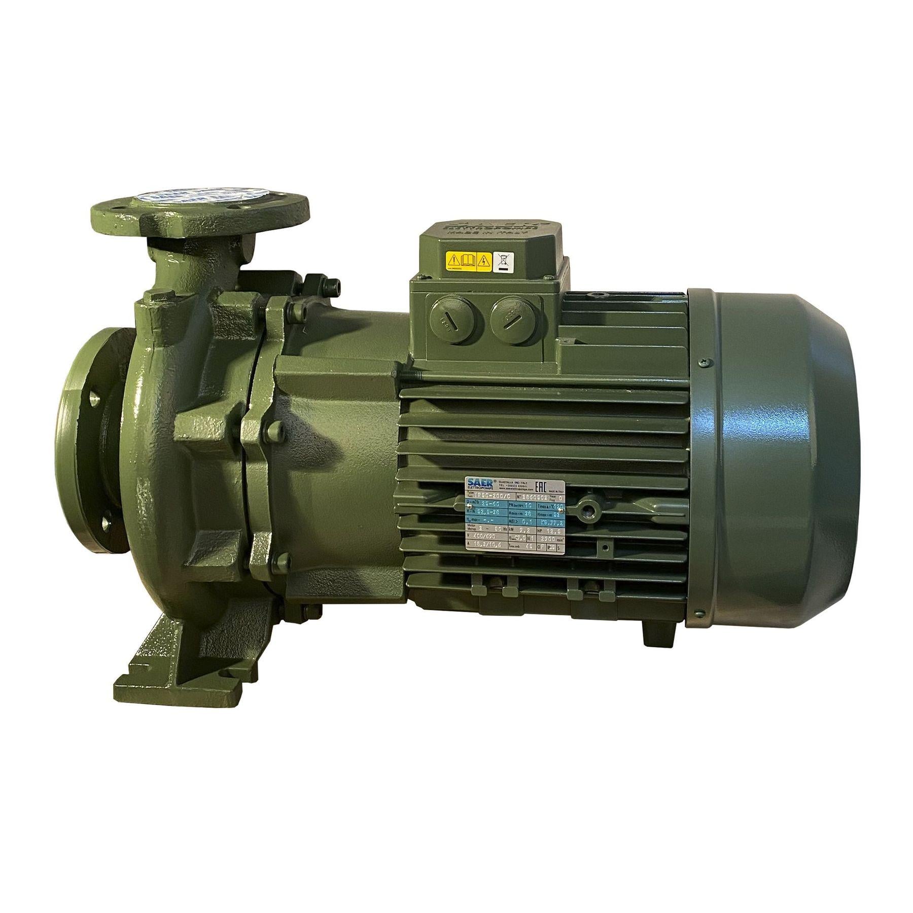 Насос моноблочный SAER Elettropompe IR 50-200C 9,2 кВт 75 м3/ч 52,2 м