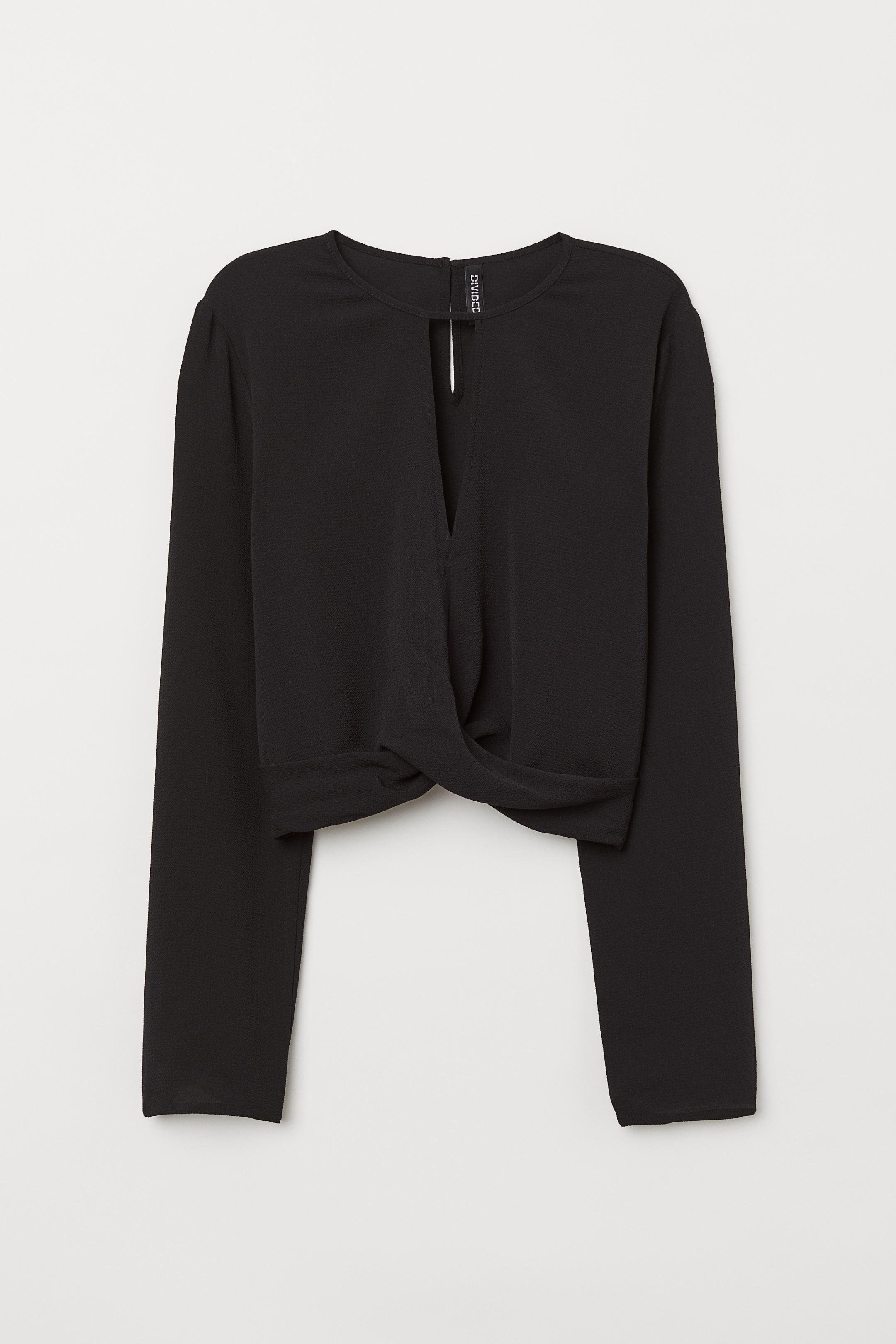 Блуза H&M р. 40 Черный (6306968)