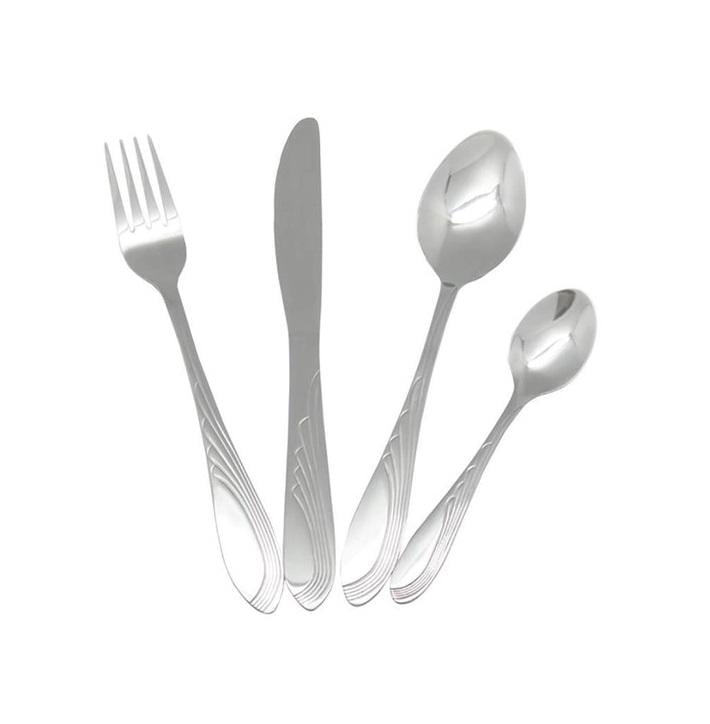 Набір столових приборів Maestro блискуча нержавіюча сталь 24 пр. Набір столових приборів Maestro блискуча нержавіюча сталь 24 пр.