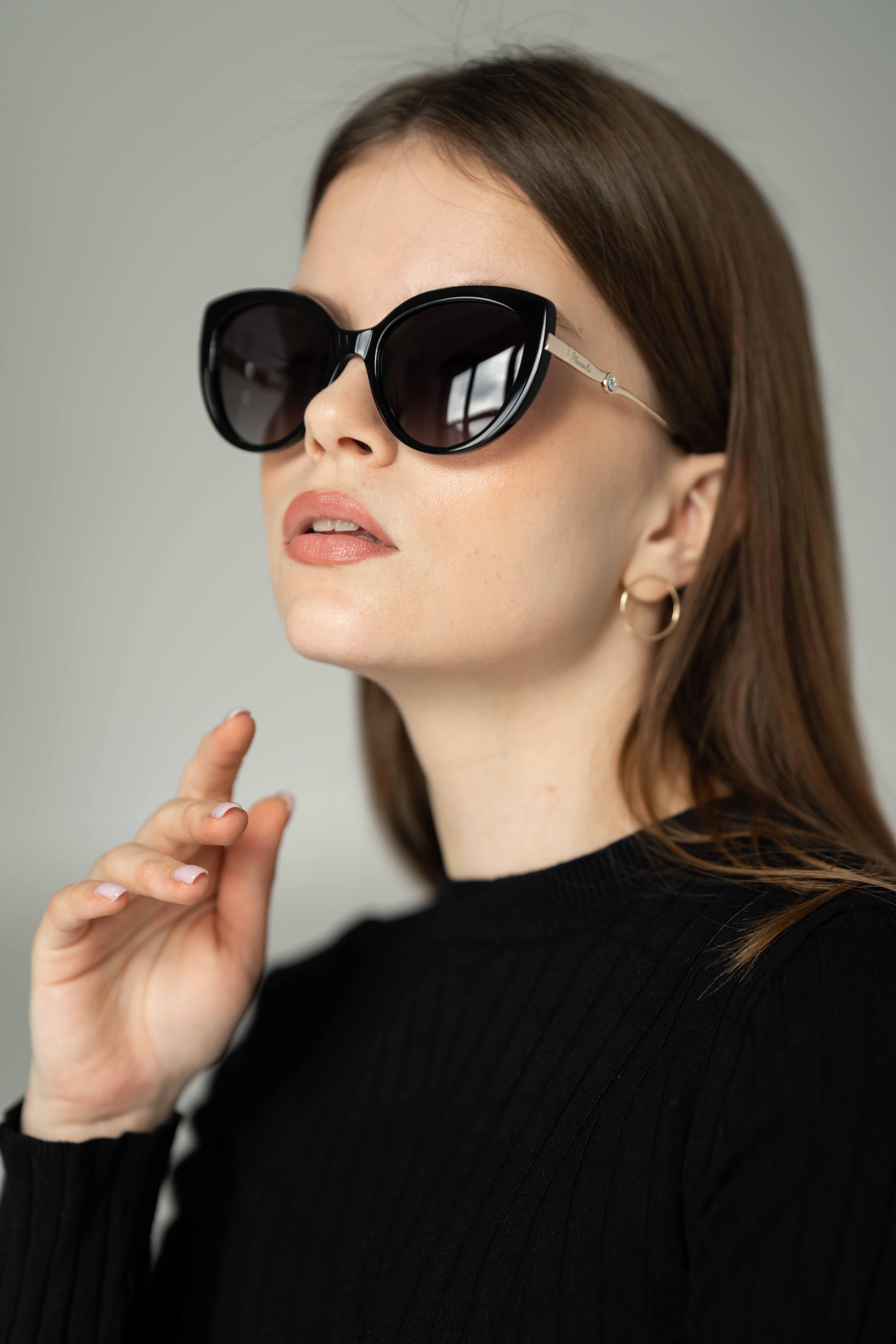 Сонцезахисні окуляри жіночі MEGAPOLIS 775 Black - фото 3 Сонцезахисні окуляри жіночі MEGAPOLIS 775 Black - фото 3