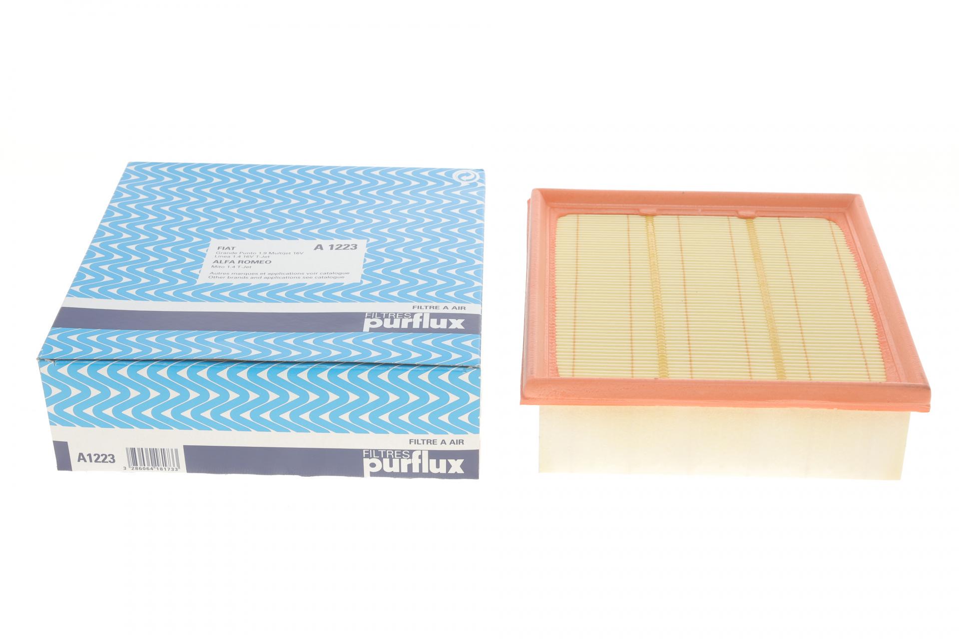 Фильтр воздушный PURFLUX для Fiat Doblo 1,6-2,0JTD 10- (A1223)