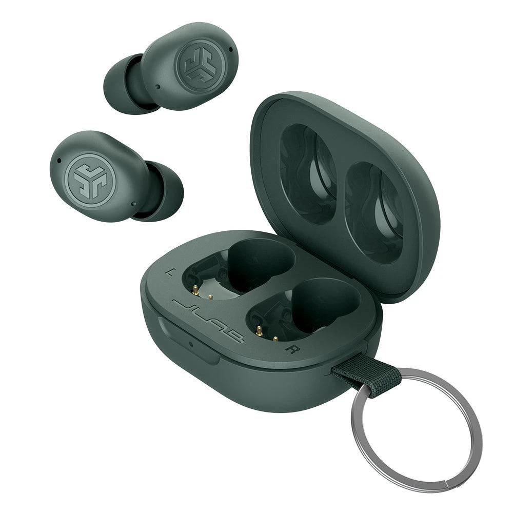 Наушники беспроводные JLab JBuds Mini Bluetooth 5.3 TWS Grey (IEUEBJBMINIRSGE124) - фото 5 Наушники беспроводные JLab JBuds Mini Bluetooth 5.3 TWS Grey (IEUEBJBMINIRSGE124) - фото 5