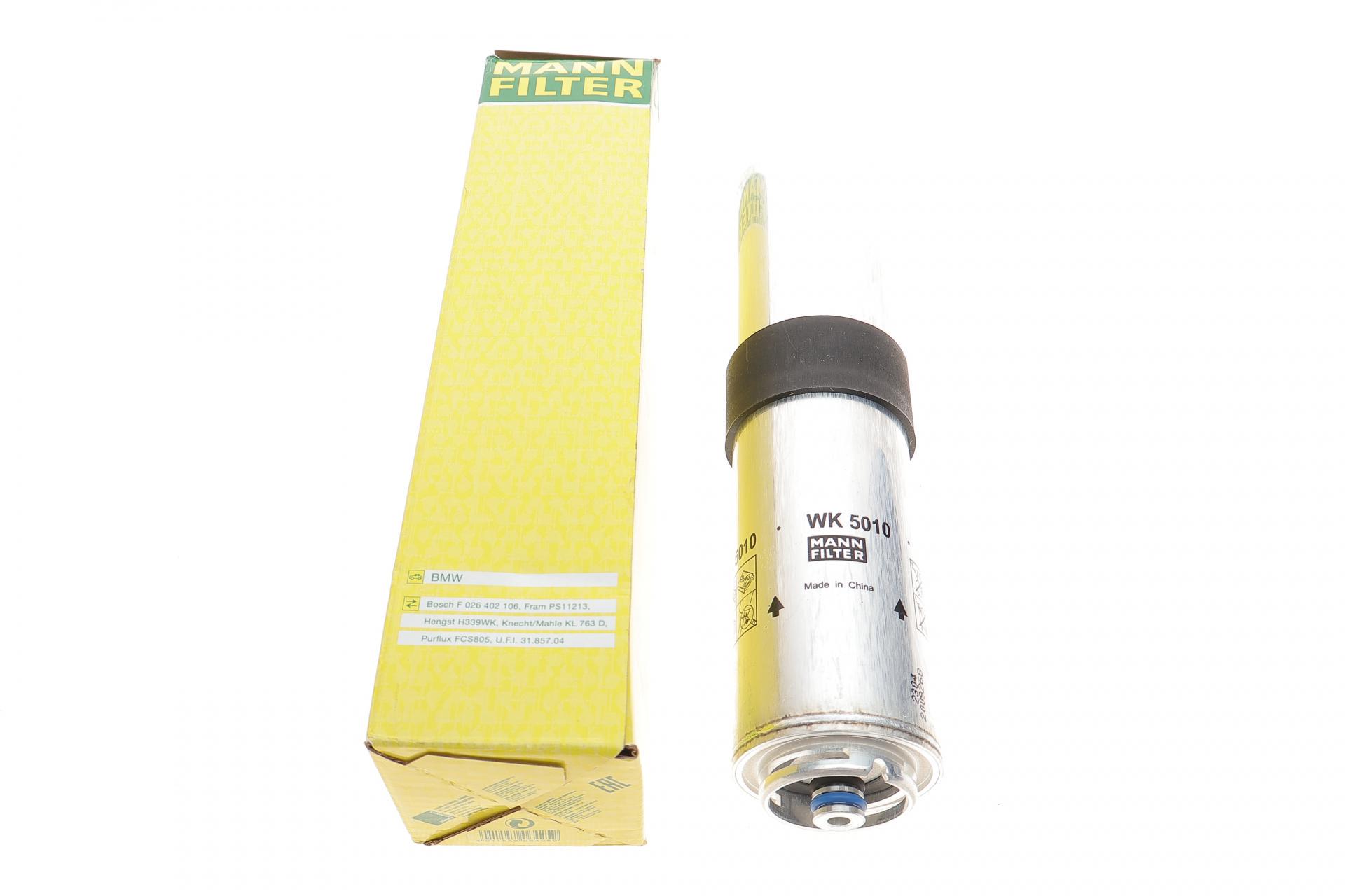 Фильтр топливный Mann-Filter для BMW 3 E90 1,8-3,0D 06- (WK 5010)