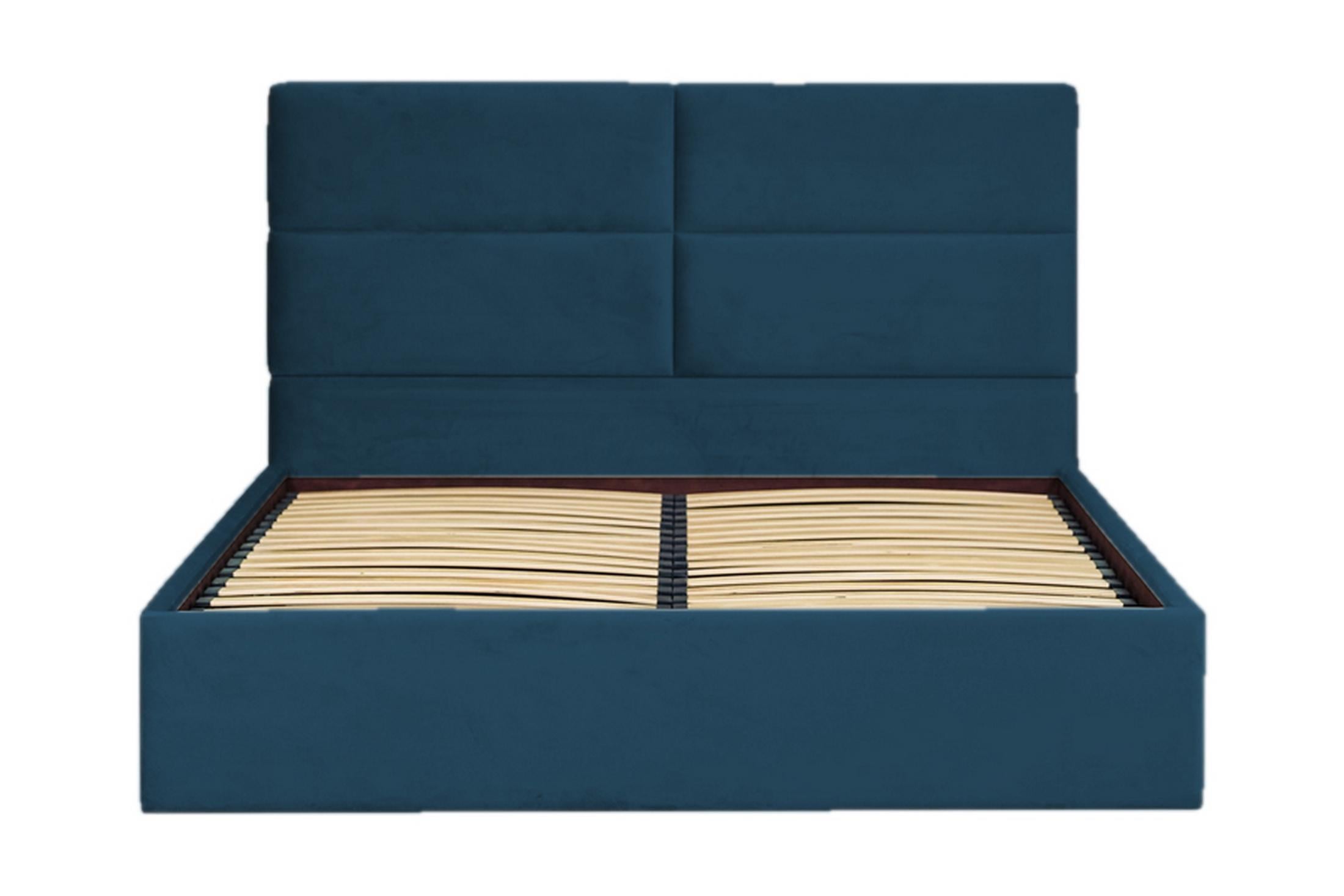 Кровать RidneTut Johnson Lite Chicago 12 180х200 см Темно-синий (33410010-12180)