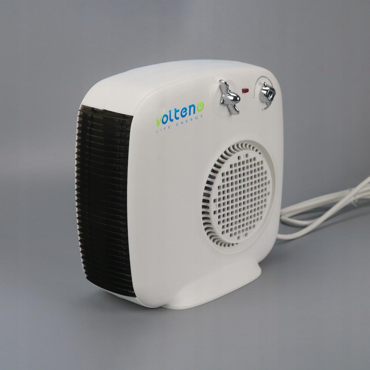 Обогреватель электрический тепловентилятор с термостатом Volteno VO2520 2000 Вт White (VO2520) - фото 2 Обогреватель электрический тепловентилятор с термостатом Volteno VO2520 2000 Вт White (VO2520) - фото 2