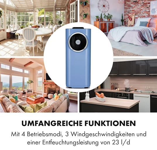 Кондиционер напольный KLARSTEIN Kraftwerk Smart 12K 3в1 3,4 кВт (10035739) - фото 6 Кондиционер напольный KLARSTEIN Kraftwerk Smart 12K 3в1 3,4 кВт (10035739) - фото 6