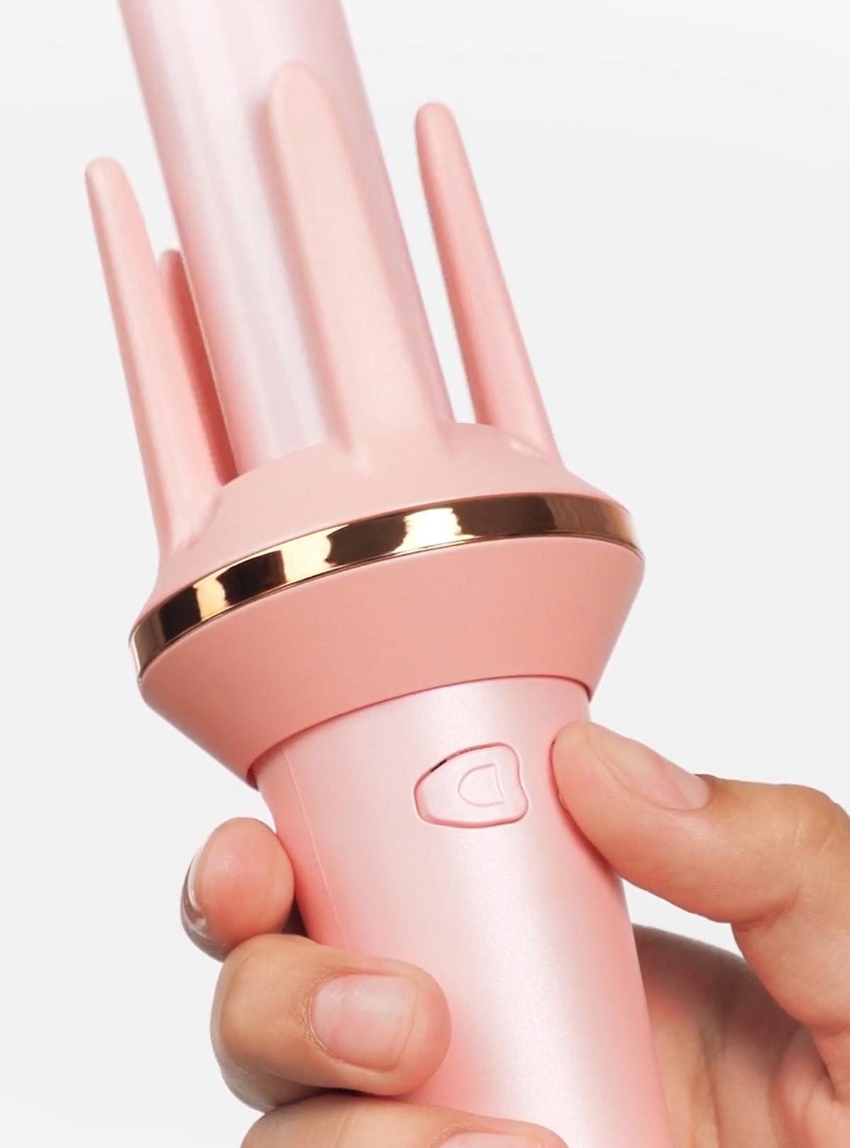 Плойка автоматична стайлер для волосся локонів і хвиль керамічне покриття OnePro Рожевий (73853) - фото 11 Плойка автоматична стайлер для волосся локонів і хвиль керамічне покриття OnePro Рожевий (73853) - фото 11