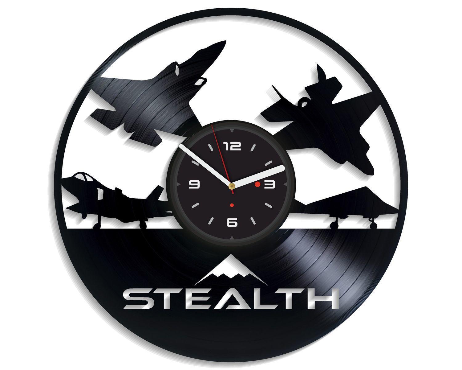 Часы настенные Стелс из виниловой пластинки (2334)