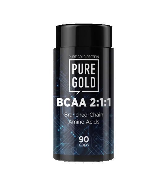 Аминокислоты BCAA Pure Gold Protein 2-1-1 90 капс.