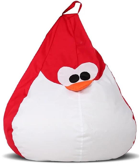 Крісло мішок Пінгвін 80х100 см Червоний (31249-Нов)