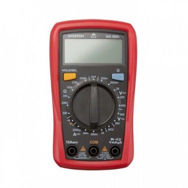 Мультиметр Intertool MD-0001 цифровий (63525) - фото 2