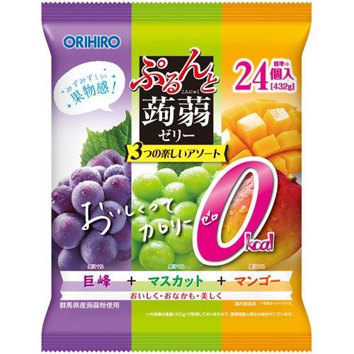 Конняку-желе бескалорийное виноград Кехо мускат манго Orihiro Purunto Konjac Jelly 432 г (3008158249)