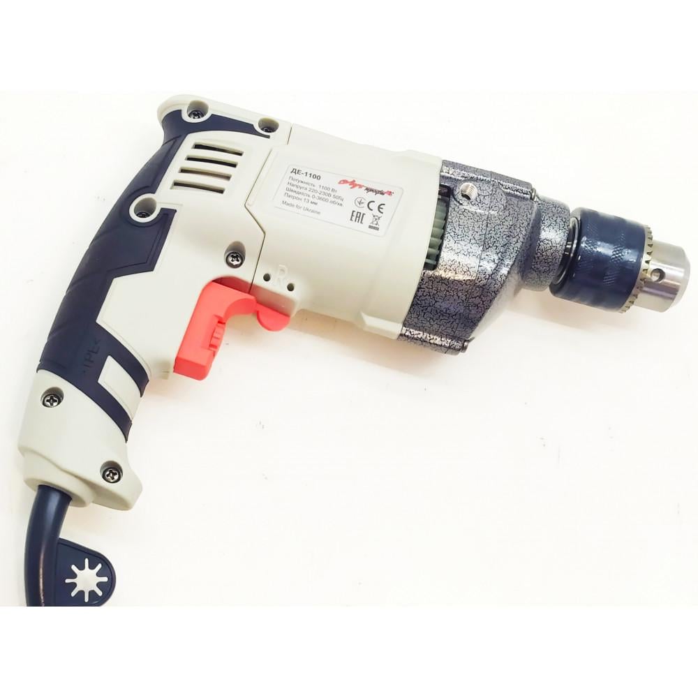 Дрель электрическая Луч Профи ДЭ-1100 с регулировкой оборотов - фото 5