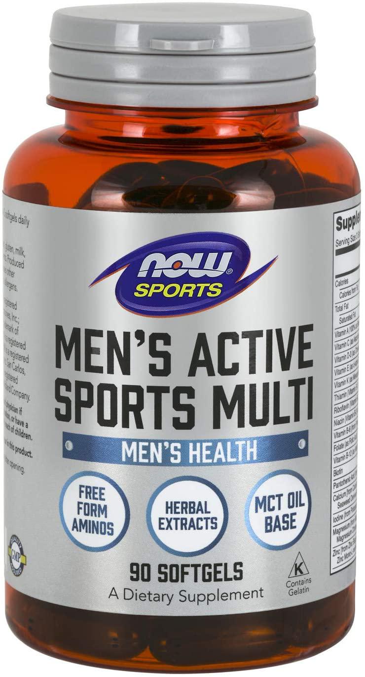 Мультивітаміни для чоловіків Now Mens Active Sports Multi 90 порцій