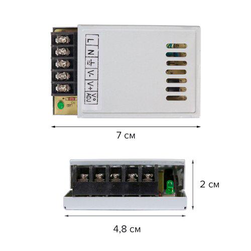 Блок питания OEM DC12 25 W 2,1 А TR25-12 - фото 2