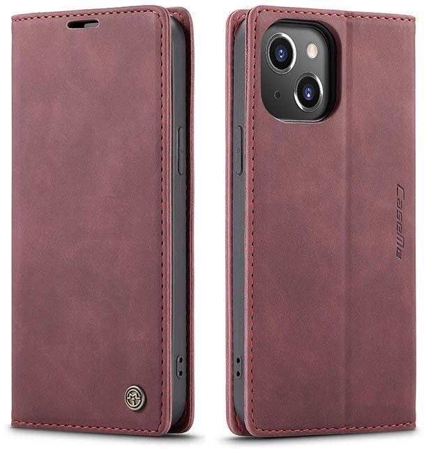 Чехол книжка с магнитом CaseMe для iPhone 13 mini Wine (24002-42) Чехол книжка с магнитом CaseMe для iPhone 13 mini Wine (24002-42)