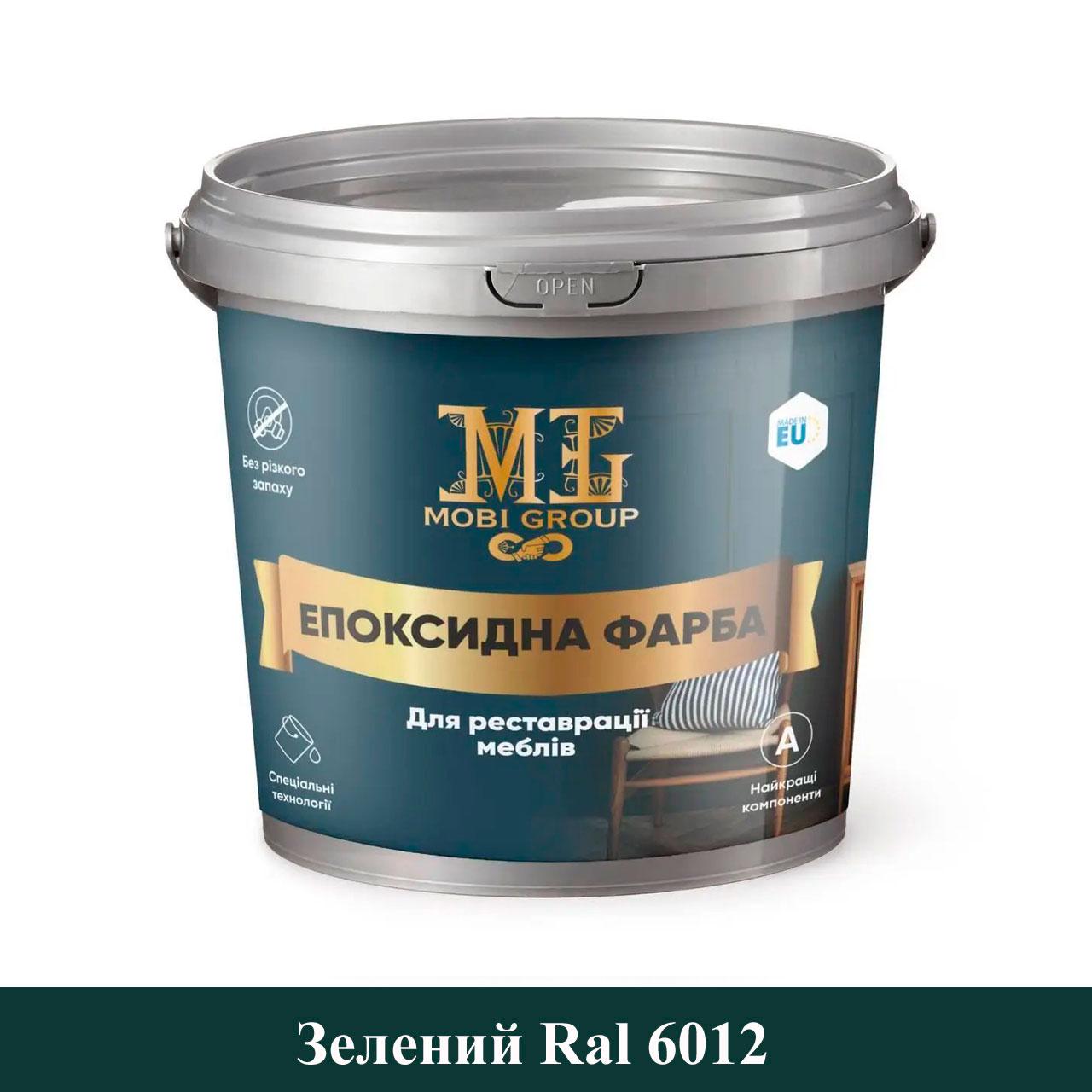 Краска для мебели эпоксидная Mobi Group 4,5 кг Зеленый (30829977)