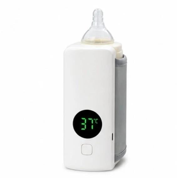 Підігрівач для пляшечок Bottle Warmer 6L з USB-акумуляторним живленням та контролем температури Білий (38335809)