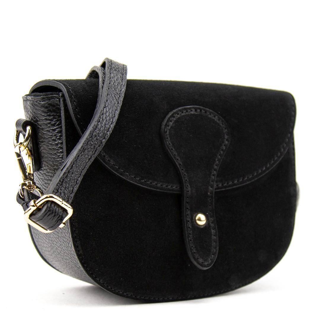 Женская сумка замшевая Firenze Italy F-IT-9876A Черный (2798991939)